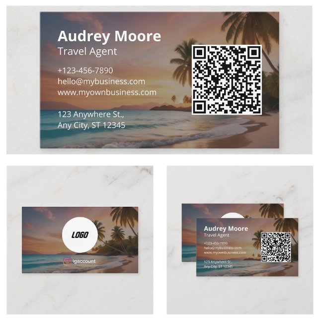 Travel Services Business Card (Travel Services Business Cards)