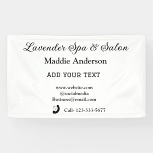 travel spa salon guest information vacation beach  banner