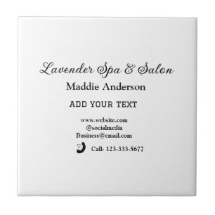 travel spa salon guest information vacation beach  ceramic tile