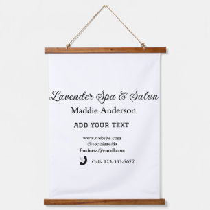 travel spa salon guest information vacation beach  hanging tapestry