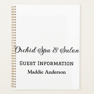 travel spa salon guest information vacation beach  planner