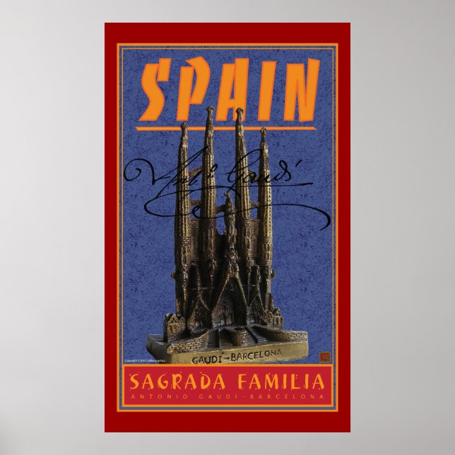 TRAVEL-Spain-Gaudi Poster (Front)