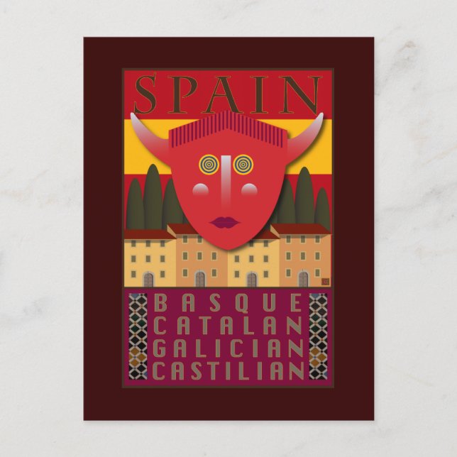 TRAVEL-Spain- Postcard (Front)