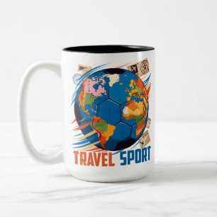 Travel sports Two-Tone coffee mug