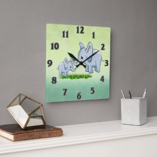 Travel Sri Lanka Square Wall Clock