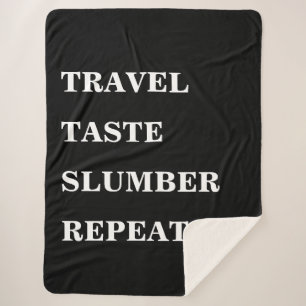 Travel Taste Slumber Repeat   Create your Own Sherpa Blanket