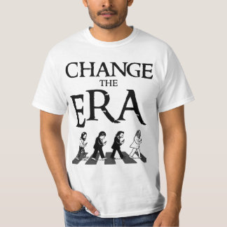 Travel Tee Shirt Change The Era Pattern.