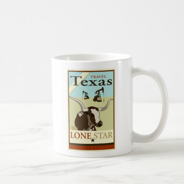 Travel Texas Coffee Mug (Right)