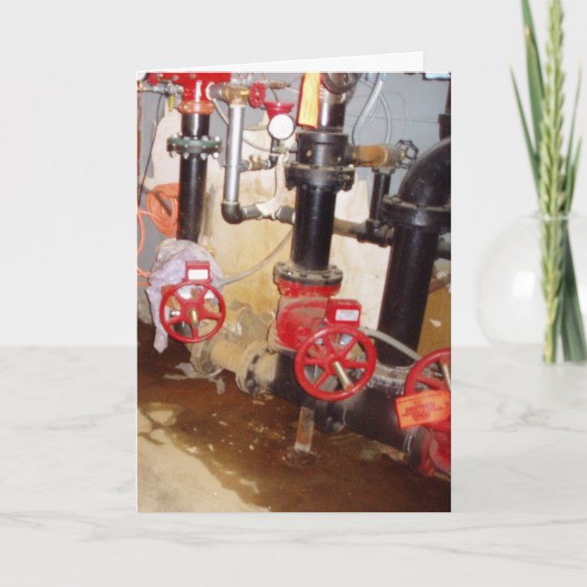 "Travel the Pipeline" Birthday Card (Front)