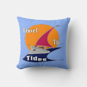 Travel the tides cushion