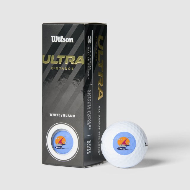Travel the tides  golf balls (Packaging)