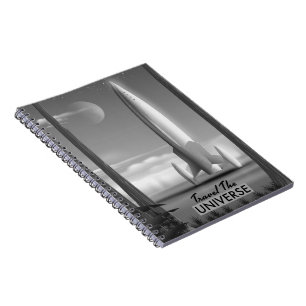 Travel the Universe Mono ( limited edition print) Notebook