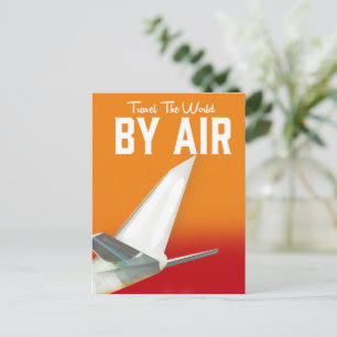 Travel the world by Air Postcard