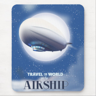 Travel the World by Airship Mouse Pad