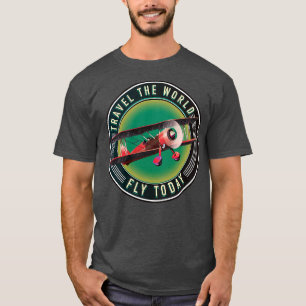 Travel the world fly today red and green edition T-Shirt