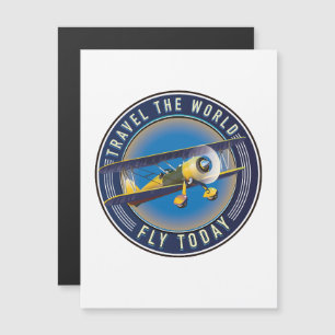 Travel the World Fly Today travel patch