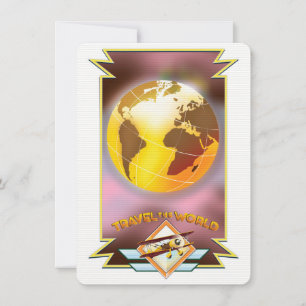 Travel the World Golden Globe