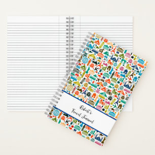 Travel the world personalised journal
