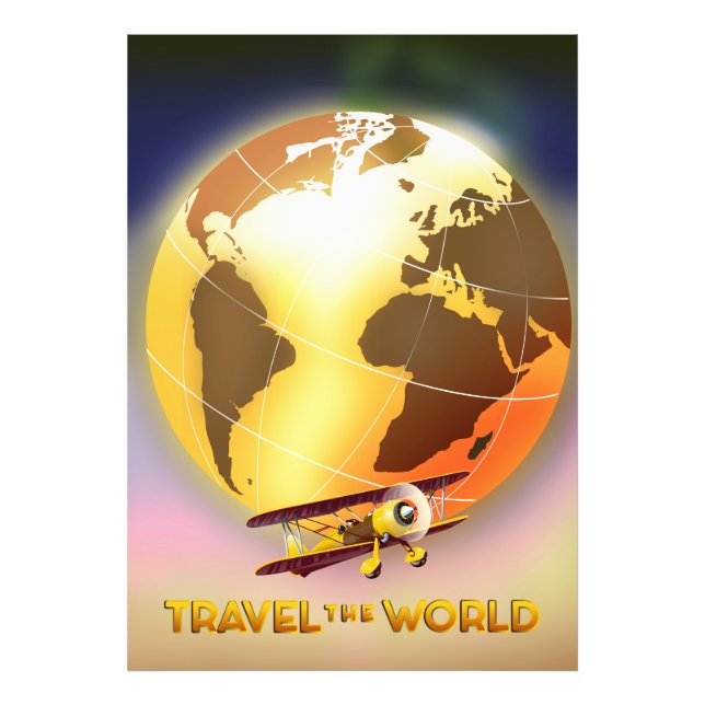 Travel the World Photo Print (Front)