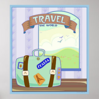 travel the world poster