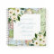 Travel Theme Floral Map Shower Guest Book