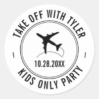 Travel Theme Party Personalised Aeroplane 