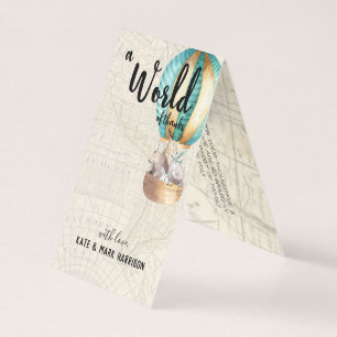 Travel Themed Baby Shower Thank You Note