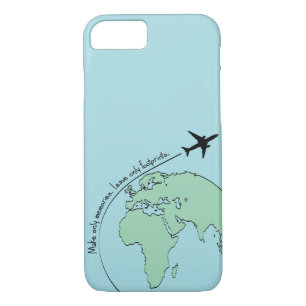 Travel Themed Gift with Adventure Quote iPhone 8/7 Case
