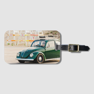 Travel Themed Gift with Beach Car Photo Luggage Tag