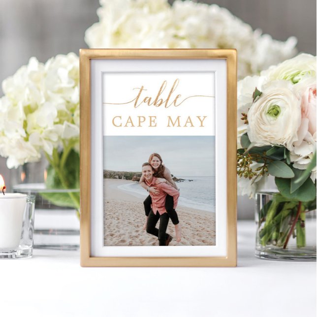 Travel Themed Wedding Photo Table Number Cards (Creator Uploaded)
