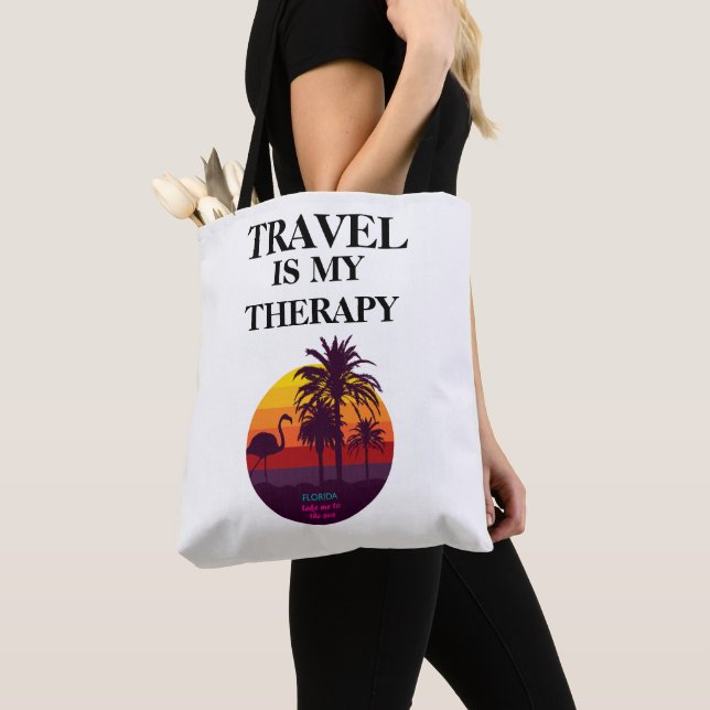 TRAVEL therapy design   Tote Bag (Close Up)