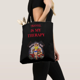 TRAVEL therapy design Tote Bag