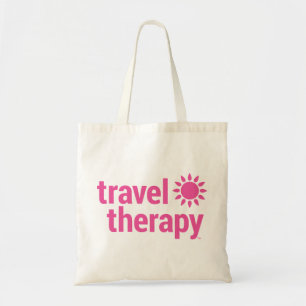 Travel Therapy Tote Bag Pink