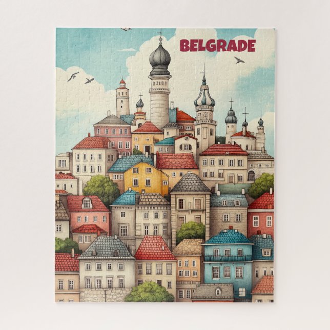 Travel to Belgrade Serbia Jigsaw Puzzle (Vertical)
