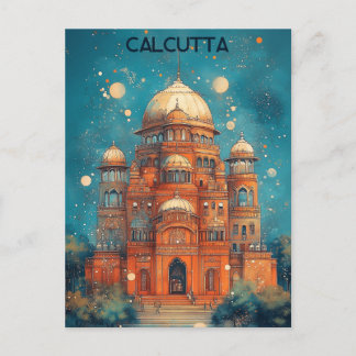Travel to Calcutta India Postcard