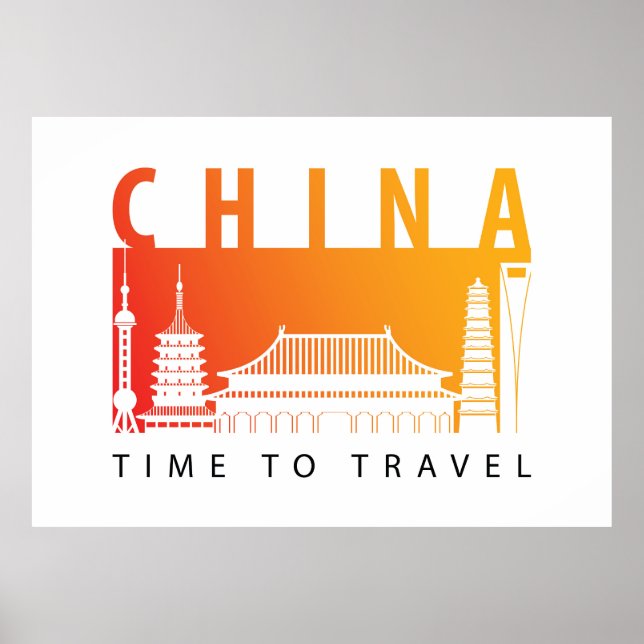 Travel to china poster (Front)