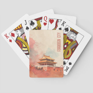 Travel to Forbidden City Playing Cards