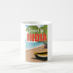 Travel to India travel poster Coffee Mug