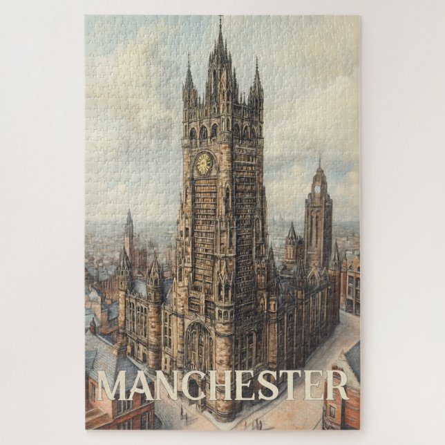 Travel to Manchester United Kingdom Jigsaw Puzzle (Vertical)