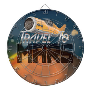 Travel To Mars Dartboard
