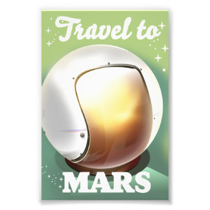 Travel to Mars Photo Print