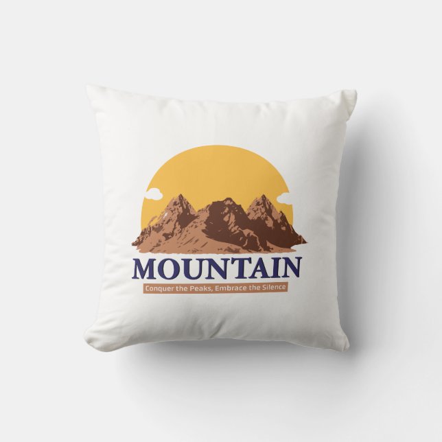 Travel to Mountain Cushion (Front)