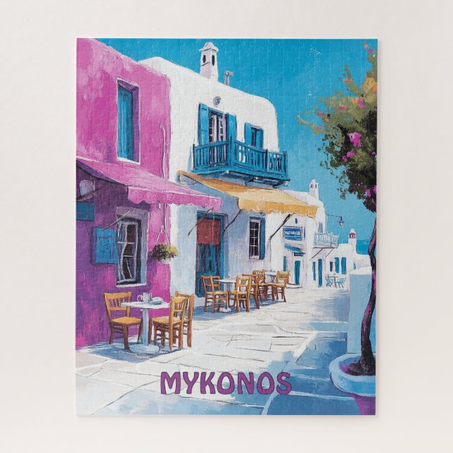 Travel to Mykonos Greece Jigsaw Puzzle (Vertical)