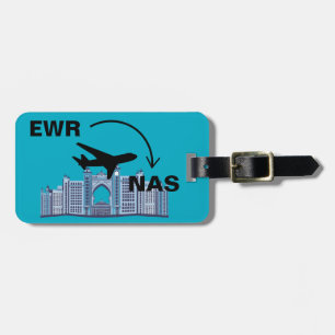Travel to Nassau Bahamas Luggage Tag