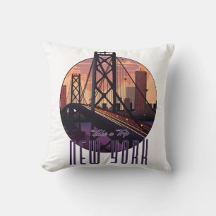 Travel To New York Cushion