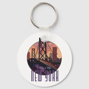 Travel To New York Key Ring
