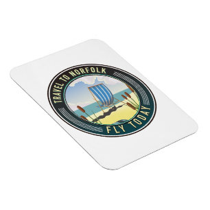 Travel to Norfolk - Fly today Magnet
