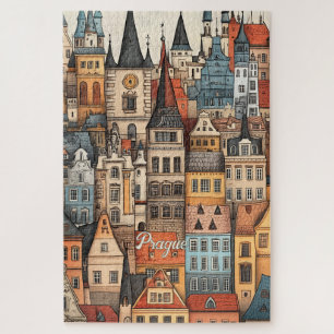 Travel to Prague Czechia Jigsaw Puzzle