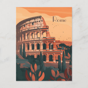 Travel to Rome Postcard