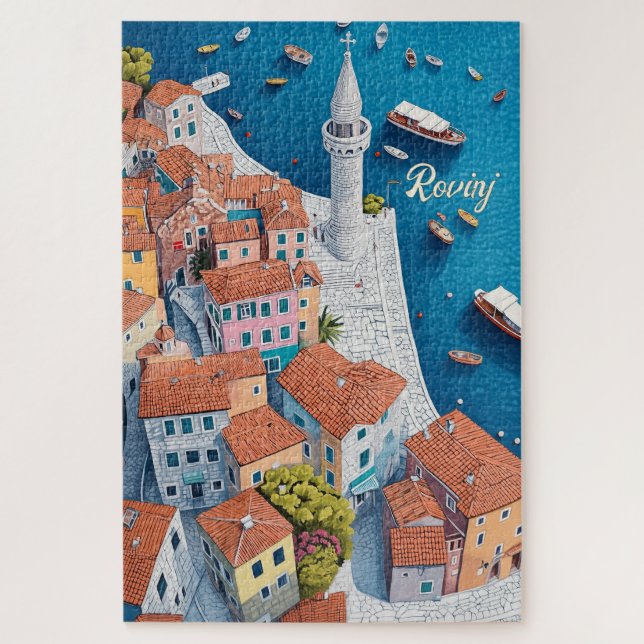 Travel to Rovinj Croatia Jigsaw Puzzle (Vertical)